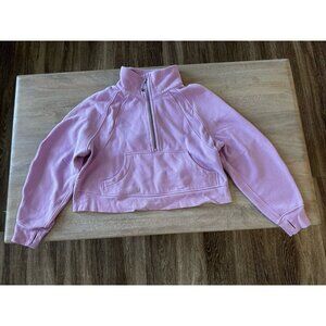 Lululemon Scuba Oversized Funnel-Neck Half Zip in Vita Pink Medium/Large